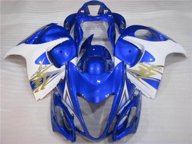 Cheap 2008-2019 Blue White Suzuki GSXR 1300 Hayabusa Motorcyle Fairings Canada Cheap 2008-2019 Blue White Suzuki GSXR 1300 Hayabusa Motorcyle Fairings Canada