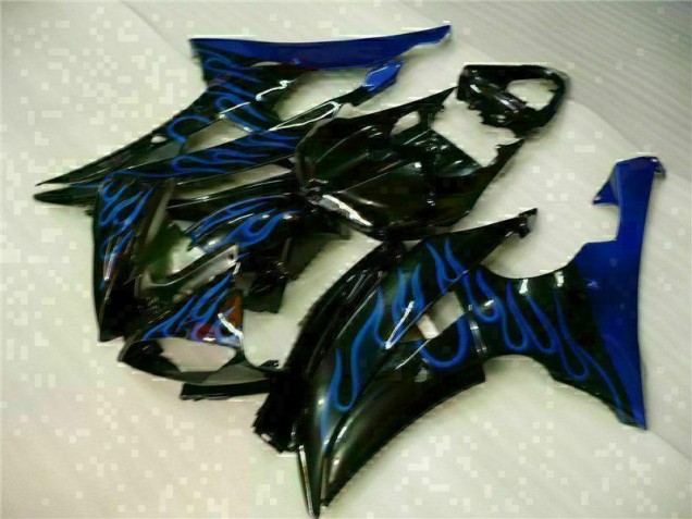 Cheap 2008-2016 Blue Flame Black Yamaha YZF R6 Motorcylce Fairings Canada Cheap 2008-2016 Blue Flame Black Yamaha YZF R6 Motorcylce Fairings Canada