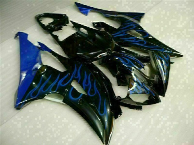 Cheap 2008-2016 Blue Flame Black Yamaha YZF R6 Motorcylce Fairings Canada Cheap 2008-2016 Blue Flame Black Yamaha YZF R6 Motorcylce Fairings Canada