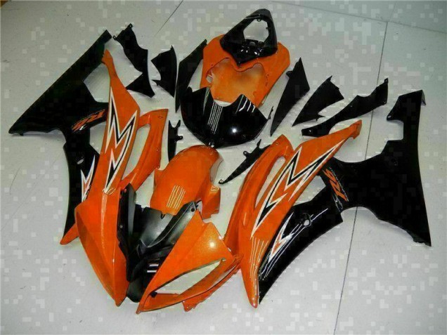 Cheap 2008-2016 Orange Black Yamaha YZF R6 Motorcycle Fairings Kit Canada Cheap 2008-2016 Orange Black Yamaha YZF R6 Motorcycle Fairings Kit Canada