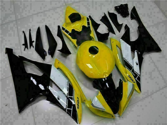 Cheap 2008-2016 Yellow Black Yamaha YZF R6 Motorcycle Fairings Kits Canada Cheap 2008-2016 Yellow Black Yamaha YZF R6 Motorcycle Fairings Kits Canada