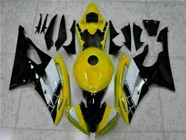 Cheap 2008-2016 Yellow Black Yamaha YZF R6 Motorcycle Fairings Kits Canada