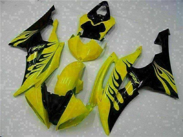 Cheap 2008-2016 Yellow Black Yamaha YZF R6 Motorcycle Fairing Kits Canada Cheap 2008-2016 Yellow Black Yamaha YZF R6 Motorcycle Fairing Kits Canada