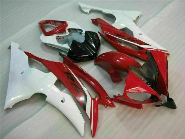 Cheap 2008-2016 Red White Yamaha YZF R6 Motorbike Fairing Kits Canada
