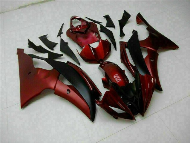 Cheap 2008-2016 Red Black Yamaha YZF R6 Motorcycle Fairings Kits Canada Cheap 2008-2016 Red Black Yamaha YZF R6 Motorcycle Fairings Kits Canada