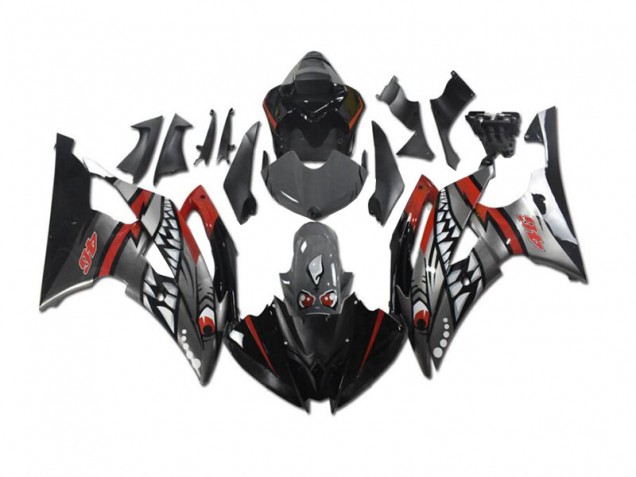 Cheap 2008-2016 Grey Red Shark Yamaha YZF R6 Motorbike Fairing Canada Cheap 2008-2016 Grey Red Shark Yamaha YZF R6 Motorbike Fairing Canada