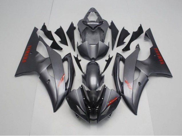 Cheap 2008-2016 Matte Black Grey Yamaha YZF R6 Motorcycle Fairings Kit Canada Cheap 2008-2016 Matte Black Grey Yamaha YZF R6 Motorcycle Fairings Kit Canada