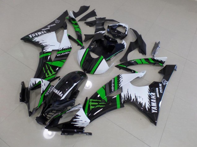 Cheap 2008-2016 Special White Green Monster Yamaha YZF R6 Motorbike Fairing Kits Canada Cheap 2008-2016 Special White Green Monster Yamaha YZF R6 Motorbike Fairing Kits Canada