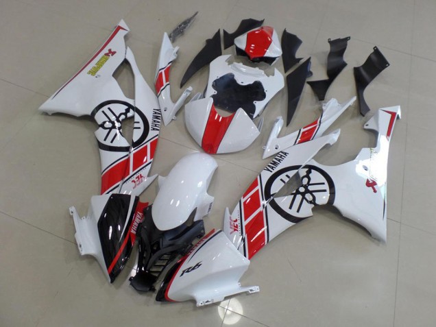 Cheap 2008-2016 White with Big Yamaha Logo Yamaha YZF R6 Motorcycle Replacement Fairings Canada Cheap 2008-2016 White with Big Yamaha Logo Yamaha YZF R6 Motorcycle Replacement Fairings Canada