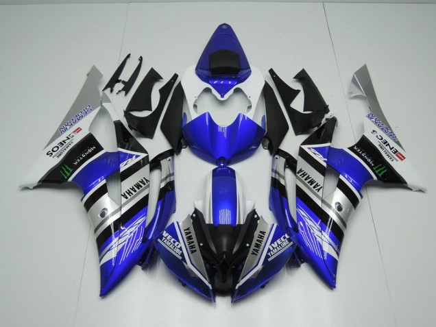 Cheap 2008-2016 Blue White ENEOS Monster Yamaha YZF R6 Motorcycle Fairings Kit Canada Cheap 2008-2016 Blue White ENEOS Monster Yamaha YZF R6 Motorcycle Fairings Kit Canada