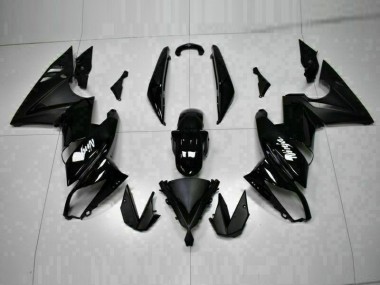 Cheap 2009-2011 Glossy Black Kawasaki EX650 Bike Fairings Canada