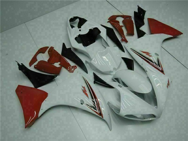 Cheap 2009-2011 White Red Yamaha YZF R1 Bike Fairing Kit Canada Cheap 2009-2011 White Red Yamaha YZF R1 Bike Fairing Kit Canada