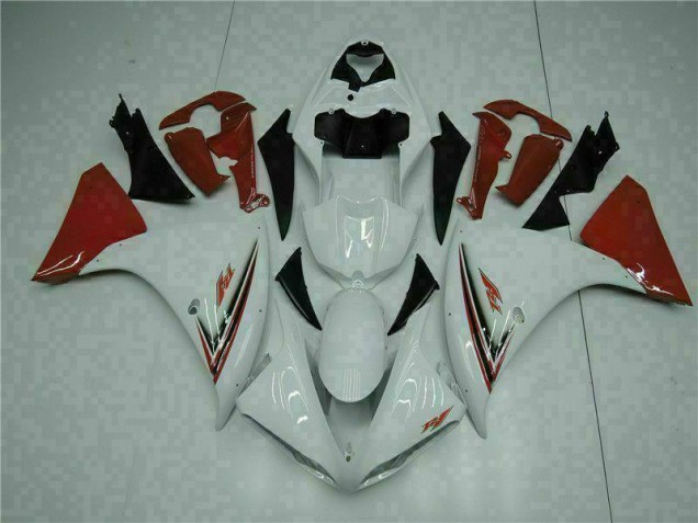 Cheap 2009-2011 White Red Yamaha YZF R1 Bike Fairing Kit Canada Cheap 2009-2011 White Red Yamaha YZF R1 Bike Fairing Kit Canada