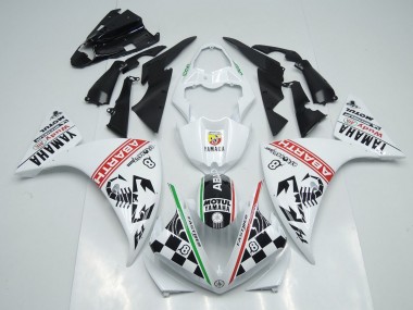 Cheap 2009-2011 White Black Abrath Yamaha YZF R1 Motorcylce Fairings Canada