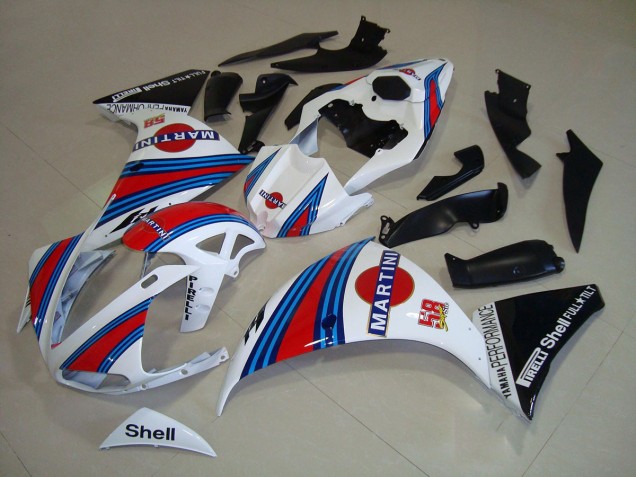 Cheap 2009-2011 White Black Martini Yamaha YZF R1 Motorbike Fairings Canada Cheap 2009-2011 White Black Martini Yamaha YZF R1 Motorbike Fairings Canada