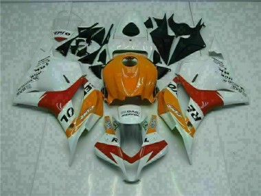 Cheap 2009-2012 White Orange Repsol Honda CBR600RR Motorcylce Fairings Canada