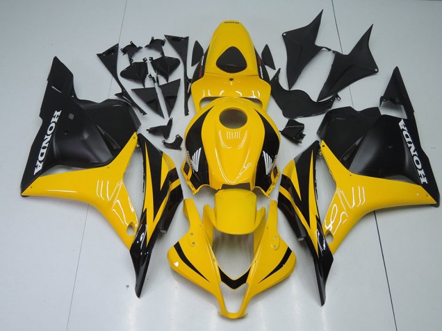 Cheap 2009-2012 Yellow Black Honda CBR600RR Motorcycle Fairing Kits Canada