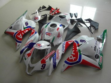 Cheap 2009-2012 Red White Pata Honda CBR600RR Motorcycle Fairing Kit Canada
