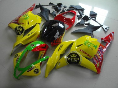 Cheap 2009-2012 Yellow Corona Extra Honda CBR600RR Motorbike Fairing Kits Canada