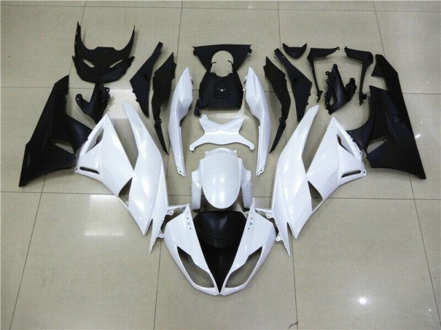 Cheap 2009-2012 White Kawasaki ZX6R Motorcyle Fairings Canada Cheap 2009-2012 White Kawasaki ZX6R Motorcyle Fairings Canada