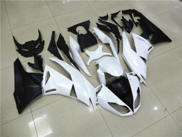 Cheap 2009-2012 White Kawasaki ZX6R Motorcyle Fairings Canada Cheap 2009-2012 White Kawasaki ZX6R Motorcyle Fairings Canada