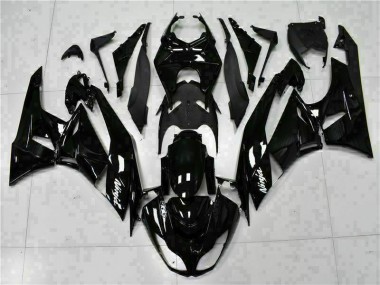 Cheap 2009-2012 Black White Ninja Kawasaki ZX6R Replacement Fairings Canada