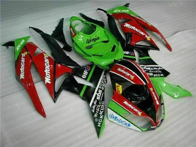 Cheap 2009-2012 Black Red Green Motorcard Kawasaki ZX6R Motor Fairings Canada Cheap 2009-2012 Black Red Green Motorcard Kawasaki ZX6R Motor Fairings Canada