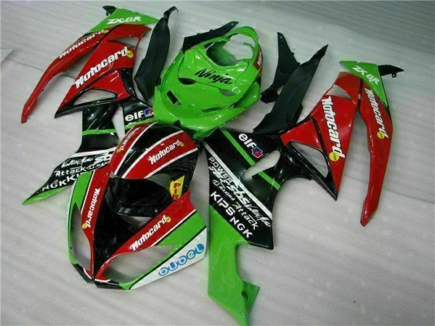 Cheap 2009-2012 Black Red Green Motorcard Kawasaki ZX6R Motor Fairings Canada Cheap 2009-2012 Black Red Green Motorcard Kawasaki ZX6R Motor Fairings Canada
