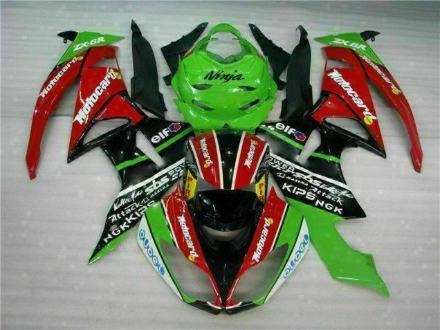 Cheap 2009-2012 Black Red Green Motorcard Kawasaki ZX6R Motor Fairings Canada Cheap 2009-2012 Black Red Green Motorcard Kawasaki ZX6R Motor Fairings Canada