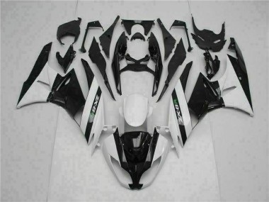 Cheap 2009-2012 Black White Kawasaki ZX6R Motorcycle Fairings Canada