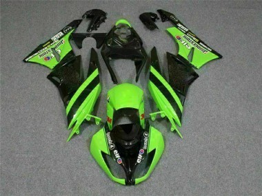 Cheap 2009-2012 Black Green 3M Touch4 Kawasaki ZX6R Motorbike Fairing Canada