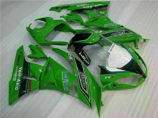 Cheap 2009-2012 Green Black LeoVince Kawasaki ZX6R Motorcycle Fairing Kit Canada Cheap 2009-2012 Green Black LeoVince Kawasaki ZX6R Motorcycle Fairing Kit Canada