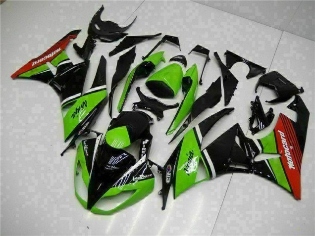 Cheap 2009-2012 Green Black Red Kawasaki ZX6R Bike Fairing Canada Cheap 2009-2012 Green Black Red Kawasaki ZX6R Bike Fairing Canada