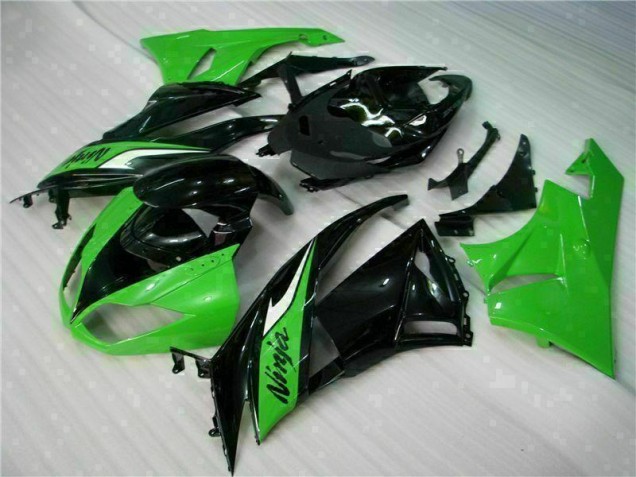 Cheap 2009-2012 Black Green Kawasaki ZX6R Bike Fairing Kit Canada Cheap 2009-2012 Black Green Kawasaki ZX6R Bike Fairing Kit Canada