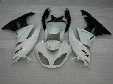 Cheap 2009-2012 White Black Kawasaki ZX6R Motorcycle Fairings Kits Canada