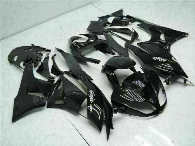 Cheap 2009-2012 Black White Ninja 636 Kawasaki ZX6R Moto Fairings Canada Cheap 2009-2012 Black White Ninja 636 Kawasaki ZX6R Moto Fairings Canada