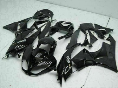 Cheap 2009-2012 Black White Ninja 636 Kawasaki ZX6R Moto Fairings Canada