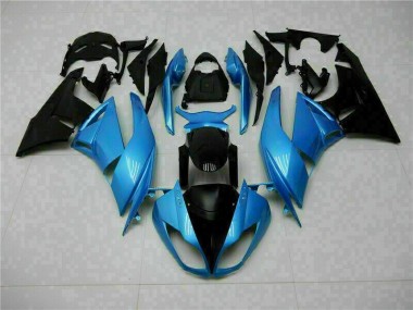 Cheap 2009-2012 Blue Black Kawasaki ZX6R Motorcyle Fairings Canada