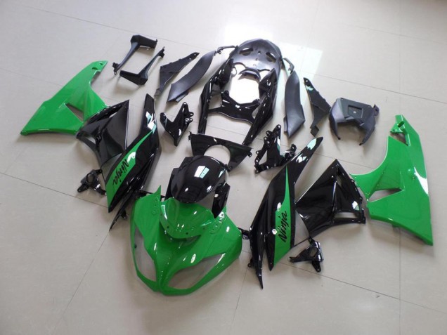 Cheap 2009-2012 Green and Black Kawasaki ZX6R Motorcycle Bodywork Canada Cheap 2009-2012 Green and Black Kawasaki ZX6R Motorcycle Bodywork Canada