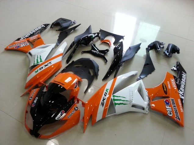 Cheap 2009-2012 Orange Monster Kawasaki ZX6R Motorcycle Replacement Fairings Canada Cheap 2009-2012 Orange Monster Kawasaki ZX6R Motorcycle Replacement Fairings Canada
