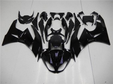 Cheap 2009-2012 Glossy Black Kawasaki ZX6R Motorbike Fairing Canada