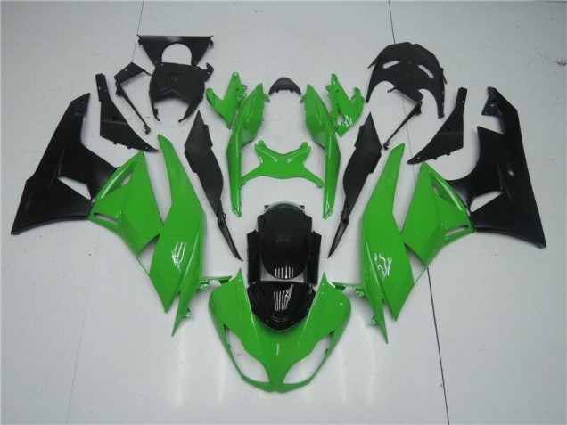 Cheap 2009-2012 Green Black Kawasaki ZX6R Replacement Motorcycle Fairings Canada Cheap 2009-2012 Green Black Kawasaki ZX6R Replacement Motorcycle Fairings Canada