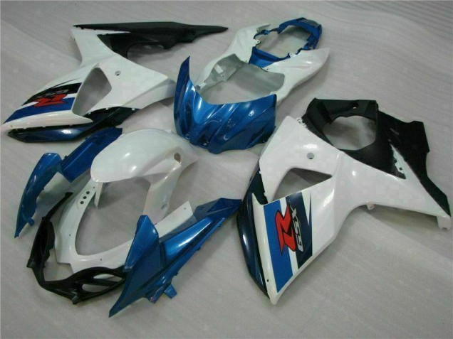 Cheap 2009-2016 Blue White Suzuki GSXR1000 Motorcycle Fairings Kits Canada Cheap 2009-2016 Blue White Suzuki GSXR1000 Motorcycle Fairings Kits Canada