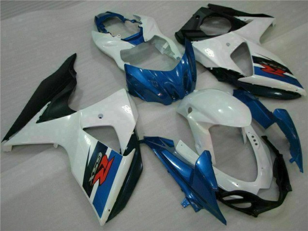 Cheap 2009-2016 Blue White Suzuki GSXR1000 Motorcycle Fairings Kits Canada