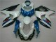 Cheap 2009-2016 Blue White Suzuki GSXR1000 Motorcycle Fairings Kits Canada Cheap 2009-2016 Blue White Suzuki GSXR1000 Motorcycle Fairings Kits Canada