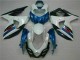 Cheap 2009-2016 Blue White Suzuki GSXR1000 Motorcycle Fairings Kits Canada