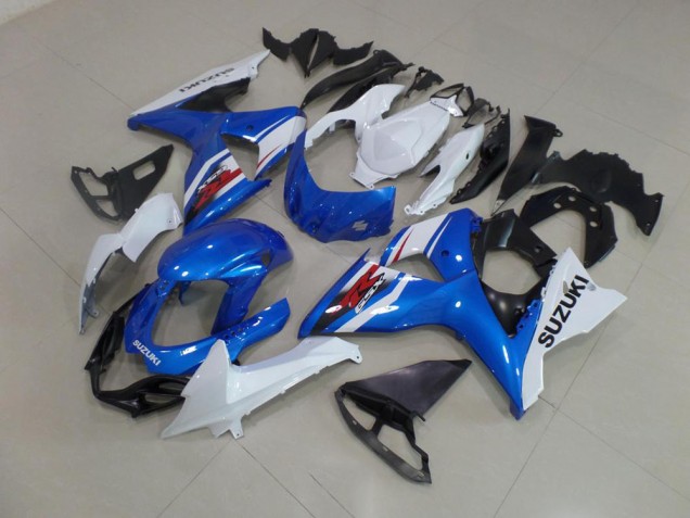 Cheap 2009-2016 Blue White Suzuki GSXR 1000 K9 Motorcyle Fairings Canada