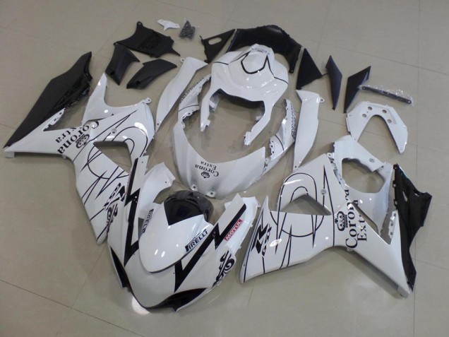 Cheap 2009-2016 White Corona Race Suzuki GSXR 1000 K9 Motorcycle Fairings Kit Canada Cheap 2009-2016 White Corona Race Suzuki GSXR 1000 K9 Motorcycle Fairings Kit Canada