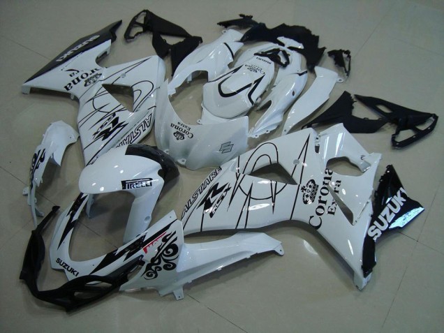 Cheap 2009-2016 White Corona Suzuki GSXR 1000 K9 Motorcylce Fairings Canada Cheap 2009-2016 White Corona Suzuki GSXR 1000 K9 Motorcylce Fairings Canada