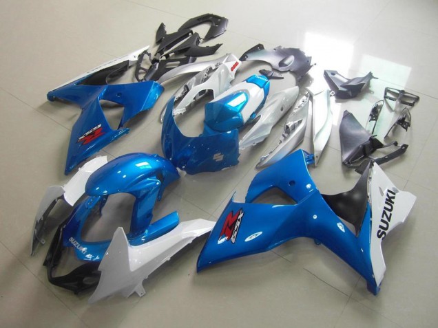 Cheap 2009-2016 White Blue Suzuki GSXR 1000 K9 Motorcycle Fairing Canada Cheap 2009-2016 White Blue Suzuki GSXR 1000 K9 Motorcycle Fairing Canada